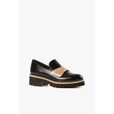 All Black Flatsash Lugg Loafer