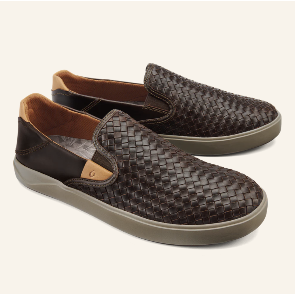 Olukai Men's Lae Ahi Lauhala Slip On Sneaker