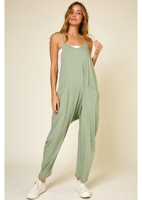 Ces Femme Sleeveless Jumpsuit with Pockets