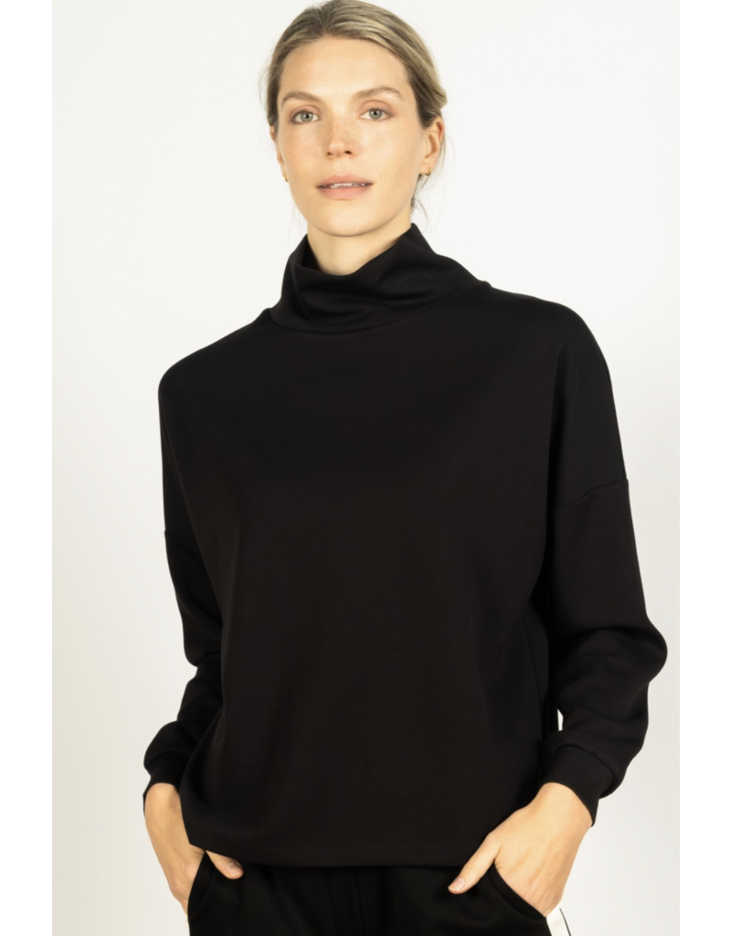 Before You Before You Cowl Neck Long Sleeve Top