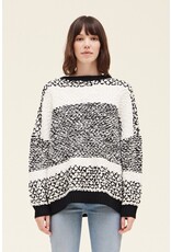 Grade & Gather Grade & Gather Stripe Oversized Sweater