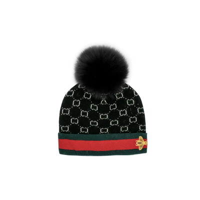 Mitchie's Matchings Knit Hat with Bee