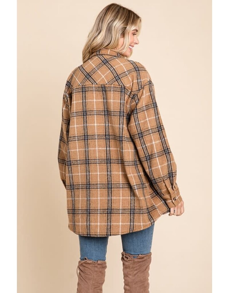 RolyPoly RolyPoly Plaid Flannel Shacket