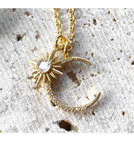 VB & CO Sun and Moon Necklace
