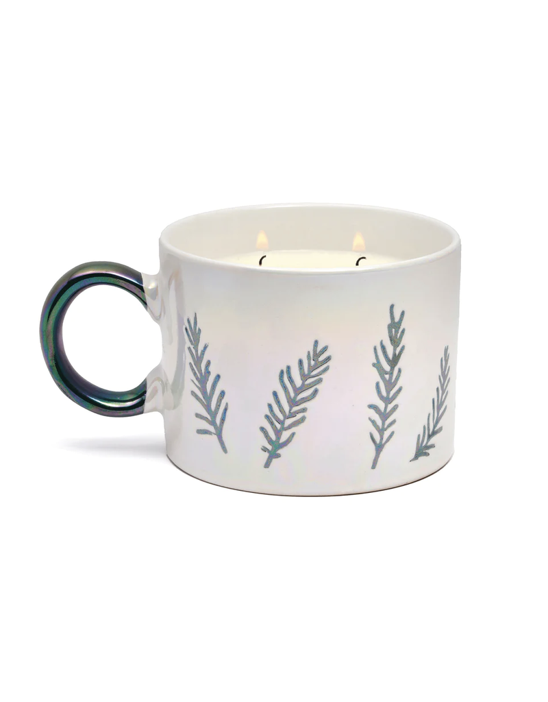 Paddywax Paddywax 8oz White Ceramic Mug, Cypress & Fir