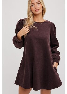 Bluivy Corduroy Mini Dress