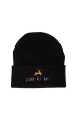 David and Young David and Young "Sleigh All Day" Embroidered Beanie