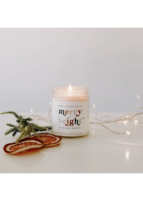 Sweet Home Decor Merry and Bright 9oz Soy Candle
