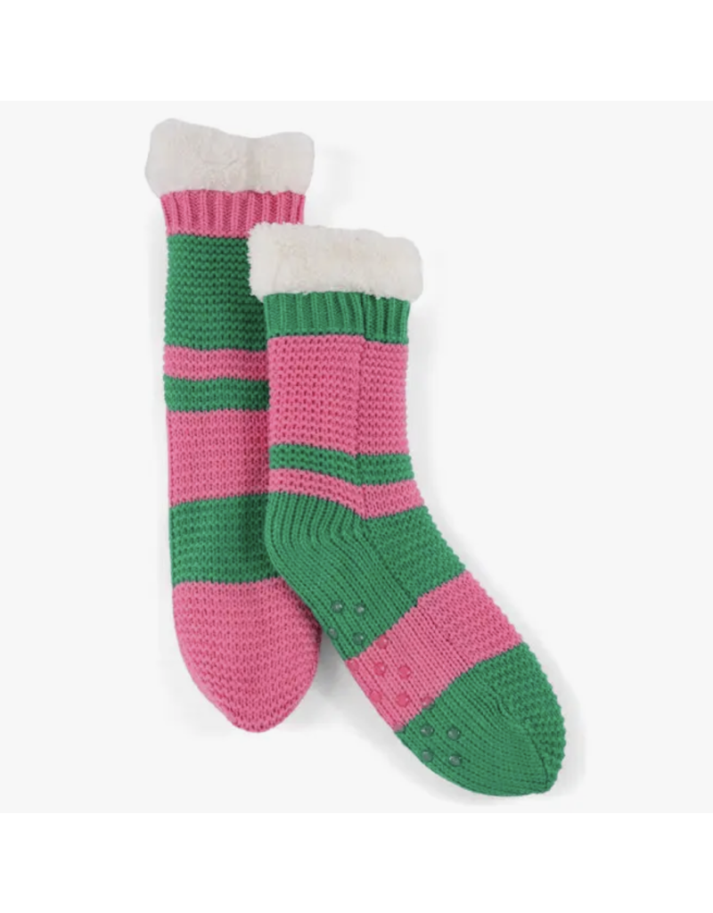 Shiraleah Eve Slipper Socks 35-97-040 Green - Bootery Boutique