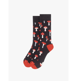 Selini Men's Novelty Socks Mushroom