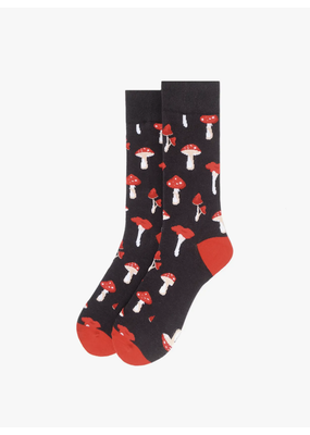 Selini Men's Novelty Socks Mushroom