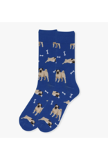 Selini Selini Men's Novelty Socks Pug