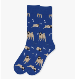 Selini Men's Novelty Socks Pug