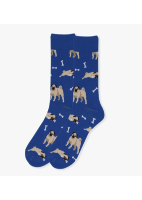 Selini Men's Novelty Socks Pug