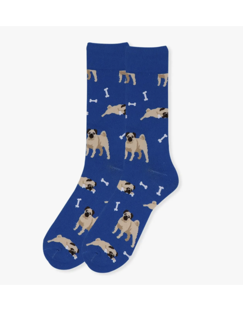 Selini Selini Men's Novelty Socks Pug