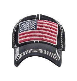 Hana American Flag Vintage Baseball Hat