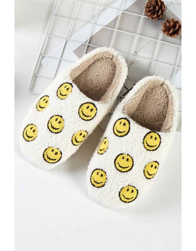 Hana Hana Smile Pattern Slippers