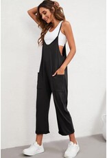 Tracies Tracies Pocketed Travel Jumpsuit