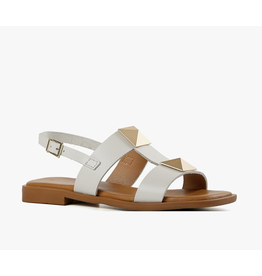 All Black Pyramid Stud Sandal