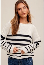 Hem & Thread Hem & Thread Striped Knit Sweater