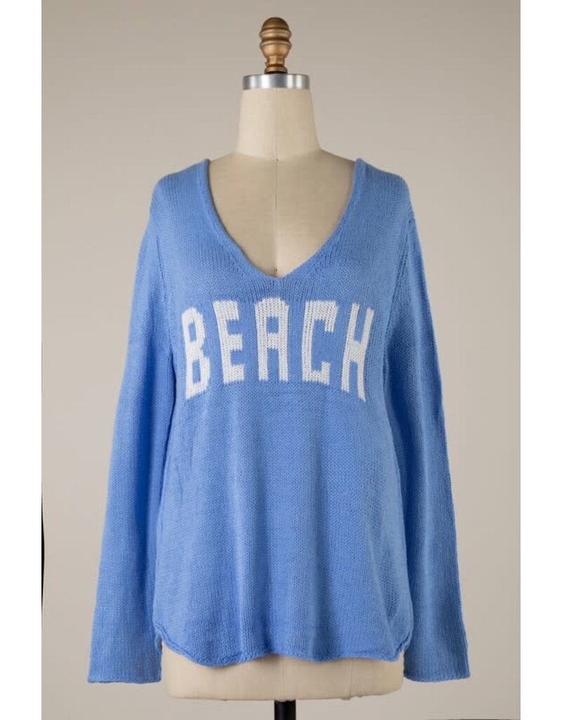 Miracle Miracle Beach Lightweight V Neck Sweater
