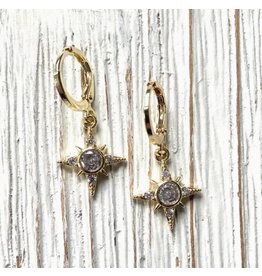 VB & CO Starburst Sun Celestial Earring