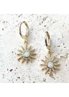 VB & CO Opal Sun Earrings