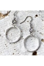 VB & CO VB & CO Silver Circle Hoop Earring