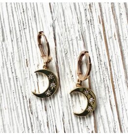 VB & CO Moon Charm Earring