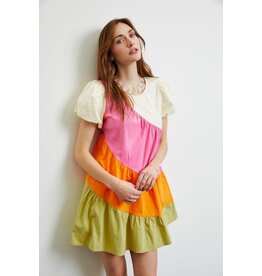 Heyson Color Blocked Mini Dress