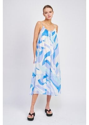 Jacquie the Label Printed Take Away Maxi Dress