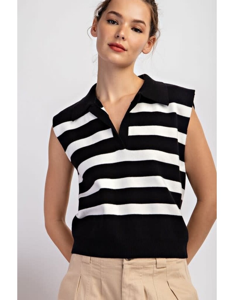ee:some ee:some Stripe Sleeveless Top