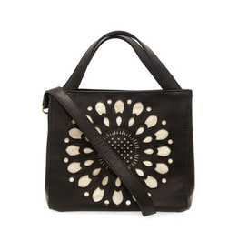 Joy Susan Flora Laser Cut Crossbody Tote