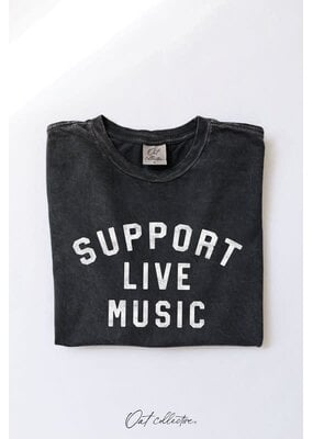 Oat Collective Support Live Music Graphic Tee