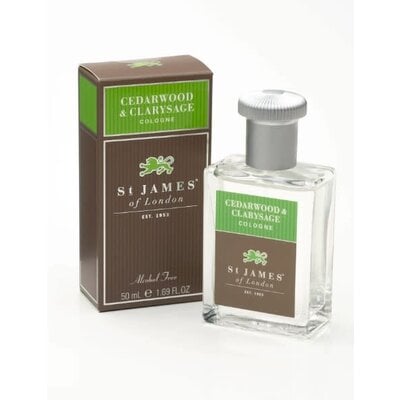 St James of London Cedarwood and Clarysage Cologne 50ml
