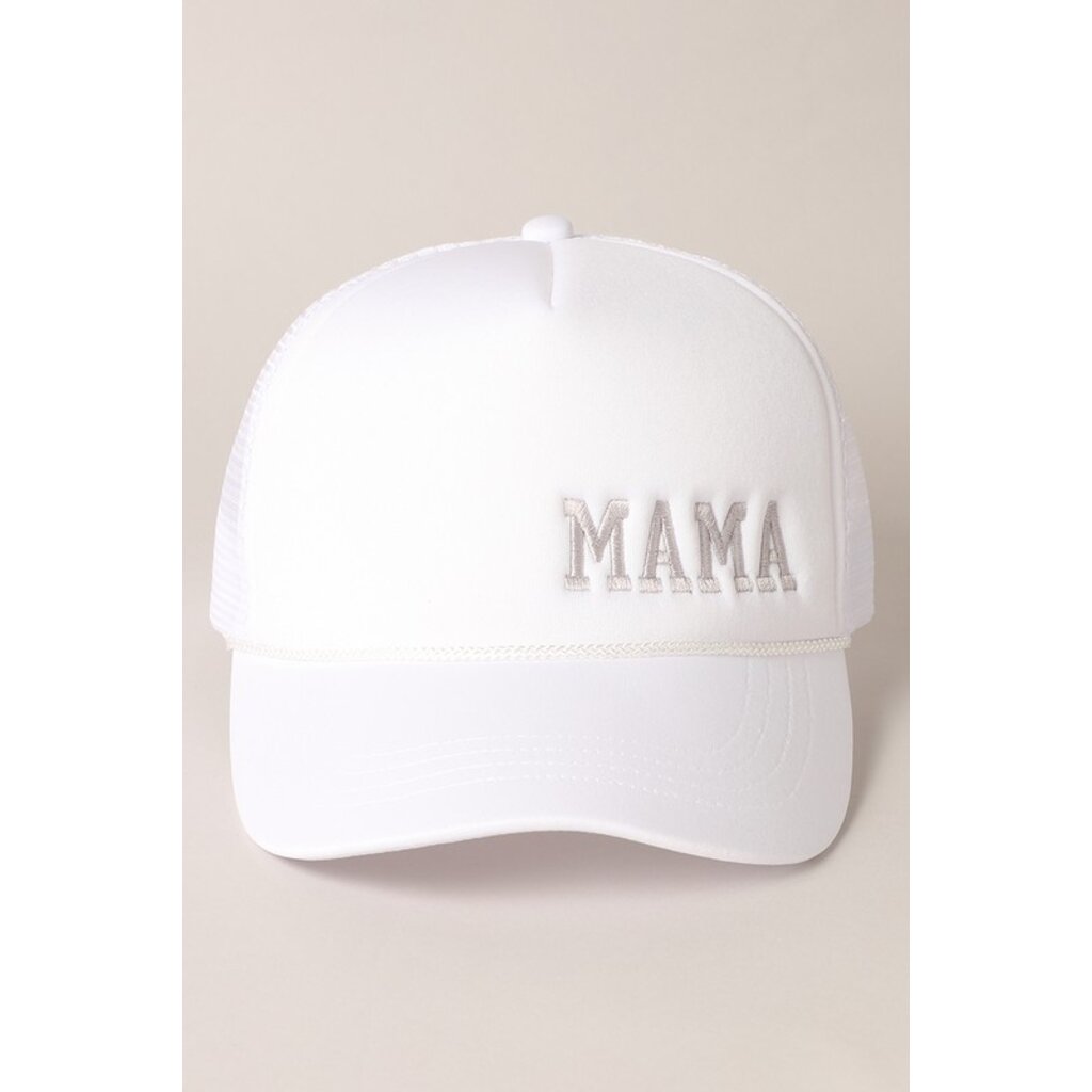 Fashion City Fashion City Mama Embroidered Trucker Hat