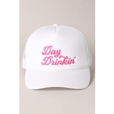 Fashion City Fashion City Day Drinkin' Embroidered Trucker Hat