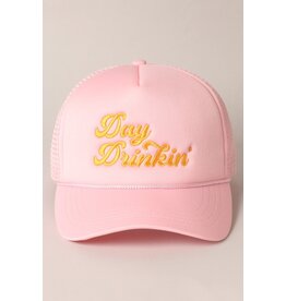 Fashion City Day Drinkin' Embroidered Trucker Hat