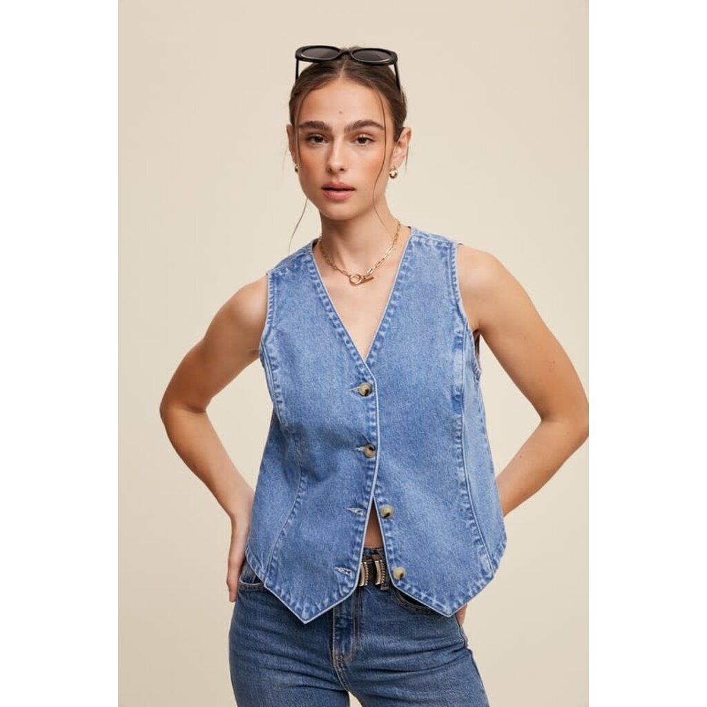 Listicle Listicle 90's Denim Vest