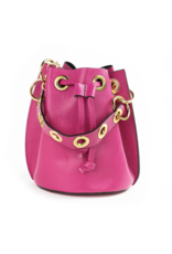 German Fuentes German Fuentes Leather Bucket Bag