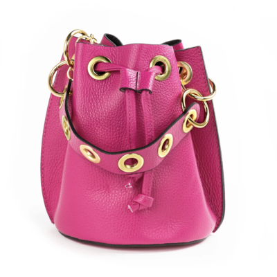 German Fuentes Leather Bucket Bag