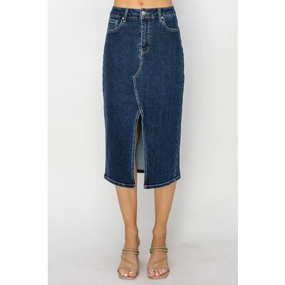 Risen High Rise Midi Skirt