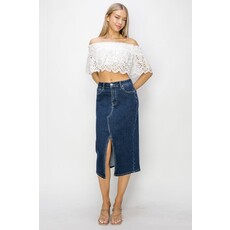 Risen Risen High Rise Midi Skirt