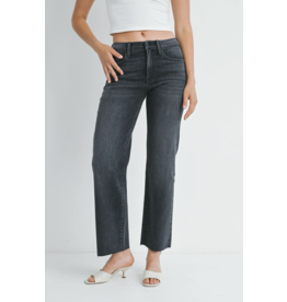 Just Black Denim Slim Palazzo with Scissor Cut Jean