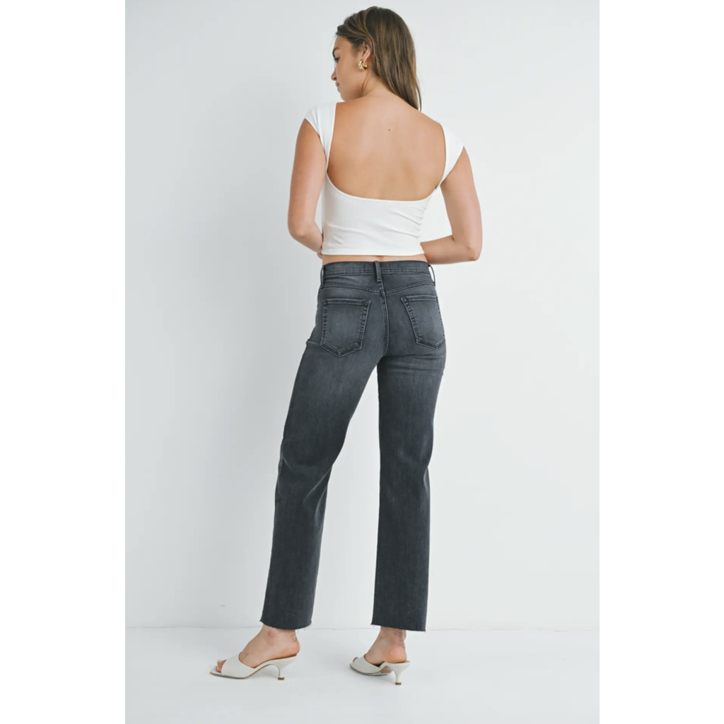 Just Black Denim Just Black Denim Slim Palazzo with Scissor Cut Jean
