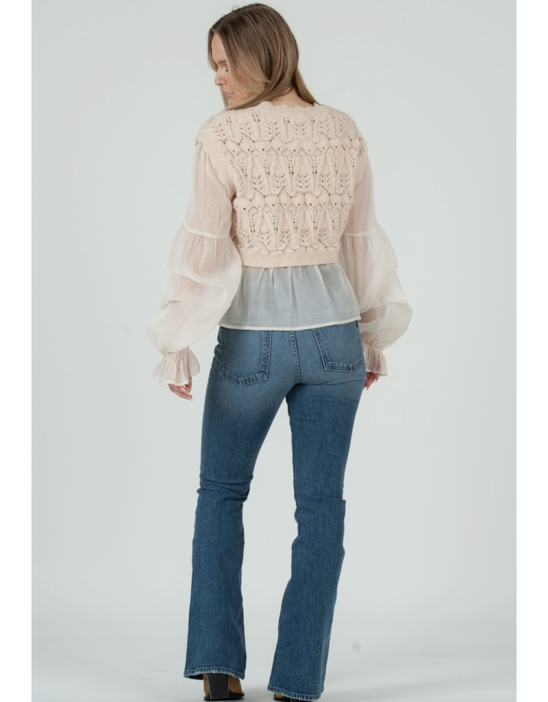 Lucca Lucca Noelle Layered Blouse