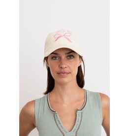 Leto Collection Bow Ribbon Embroidered Baseball Cap