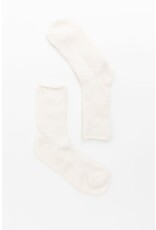 Leto Collection Leto Collection Cozy Hybrid Ribbed Crew Socks