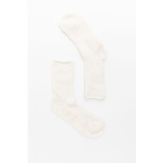 Leto Collection Leto Collection Cozy Hybrid Ribbed Crew Socks