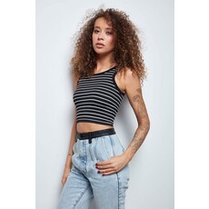 Youme Youme Striped Seamless Tank Top
